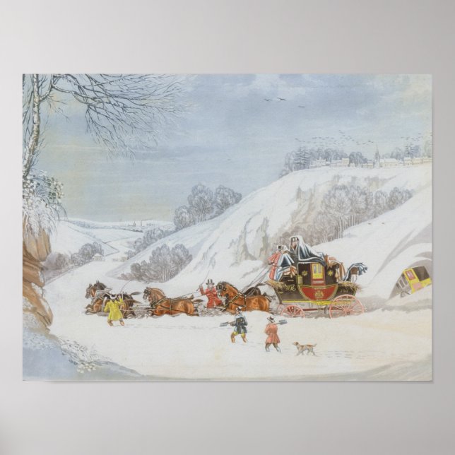 A Mail in Deep Snow Poster (Front)