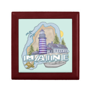 A Maine Lighthouse Gift Box