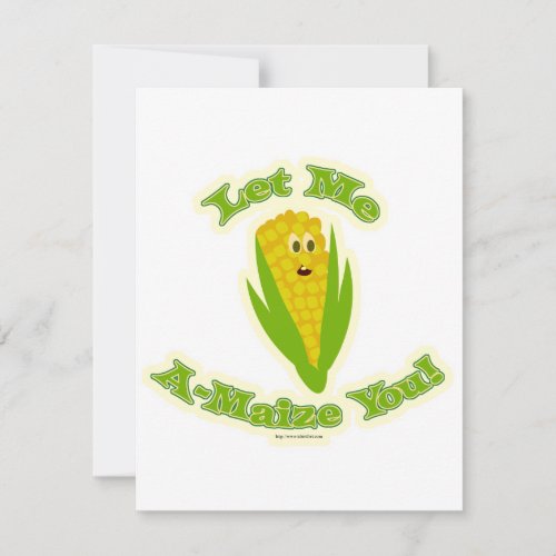 A Maize-ing Corn Personalized Invitation