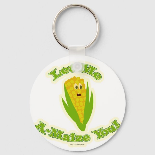 A Maize-ing Corn Keychain (Front)