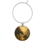 A majestic adult Triceratops  Wine Charm