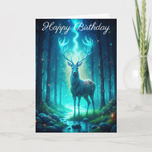 A majestic deer card
