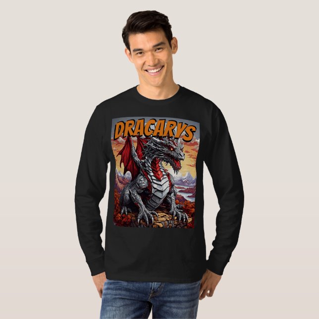  A Majestic Dragon - Dracarys T-Shirt (Front Full)