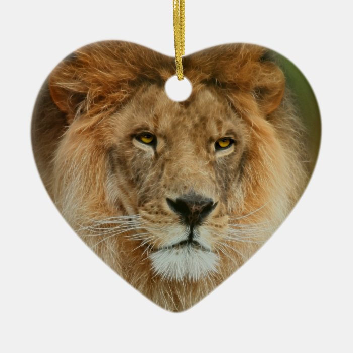 A Majestic lion Christmas Tree Ornament