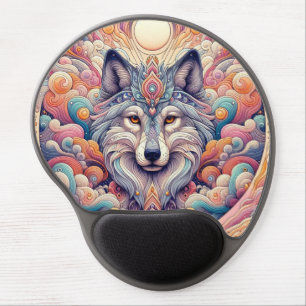 A Majestic Wolf - Gel Mouse Pad