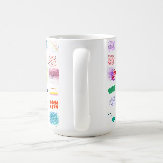 A make-your-mark mug! coffee mug (Handle)