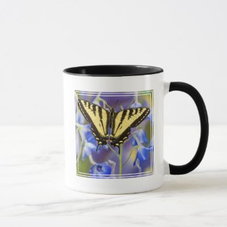 A Male Western Tiger Swallowtail Butterfly Mug