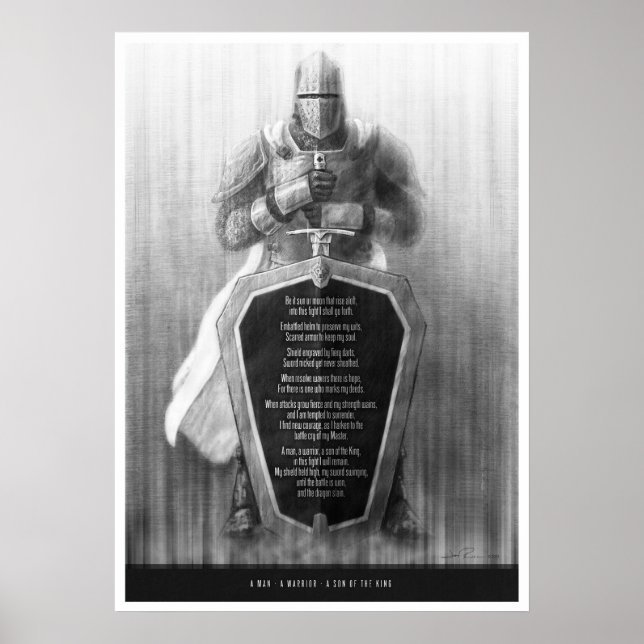 A Man, A Warrior, A Son of the King Poster (Front)