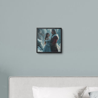 A man and a beautiful image  peel and stick photo tile