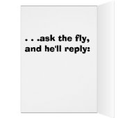 A Man and a Fly Cards (Inside (Left))
