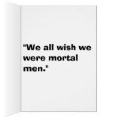 A Man and a Fly Cards (Inside (Right))