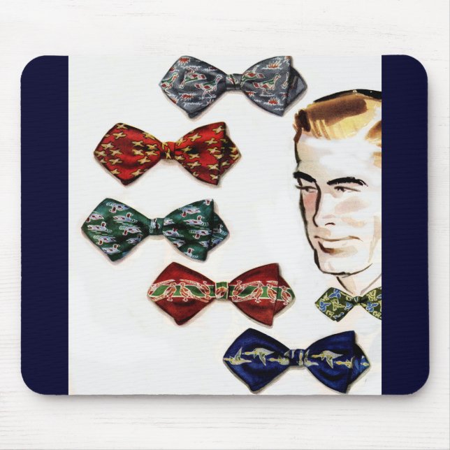 a man and his bowties mouse pad (Front)