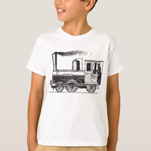 A Man and His Train _ Black T_Shirt