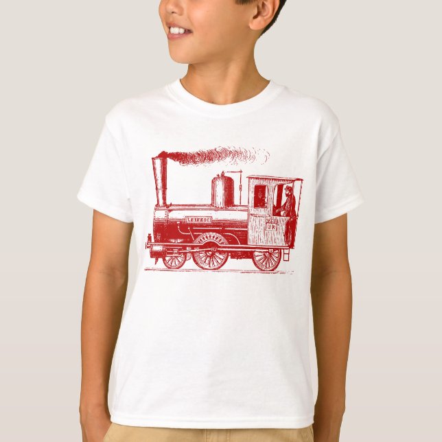 A Man and His Train - Ruby T-Shirt (Front)