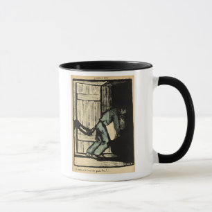 A man caught putting up political posters mug