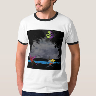 A man chased by zombies T-Shirt