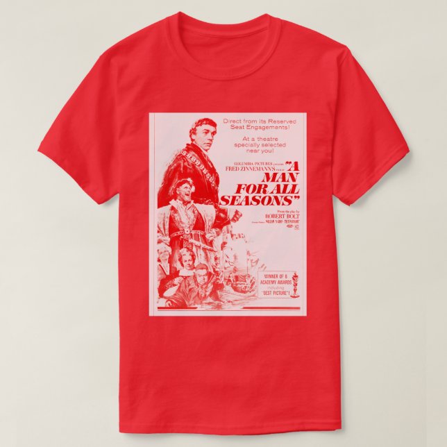 A Man For All Seasons T-Shirt (Design Front)