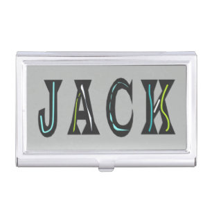 A Man Named Jack Is Back   Business Card Case