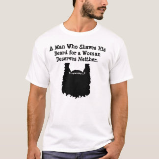 A Man Who Shaves His Beard Shirt