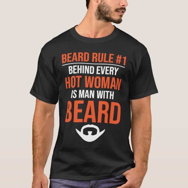 A Man With Beard T-Shirt (Front)