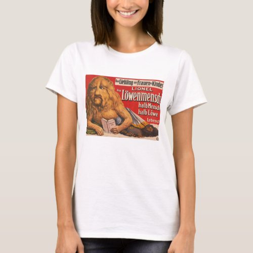 A Man With Lions Head Reading Shakespeare 1913 T_Shirt