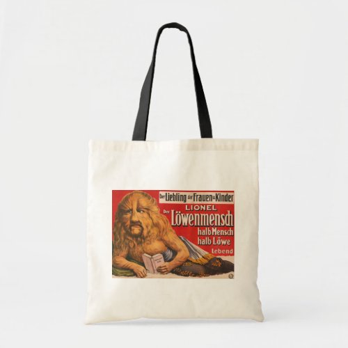 A Man With Lions Head Reading Shakespeare 1913 Tote Bag