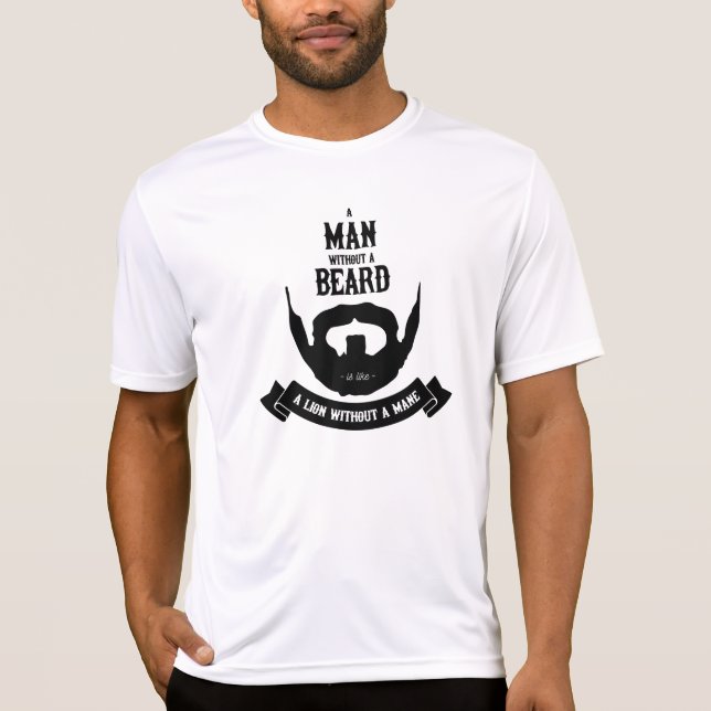 A man without a beard T-Shirt (Front)