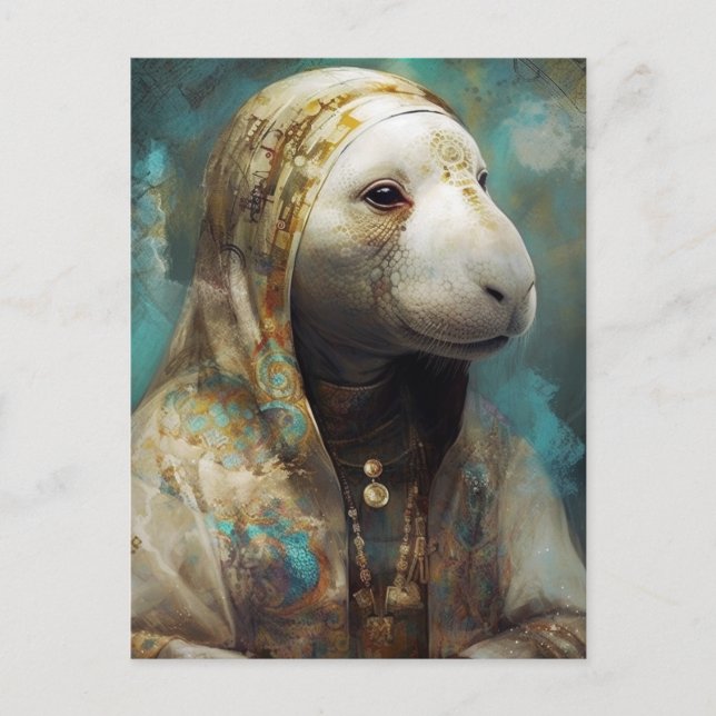 A Manatee Postcard (Front)