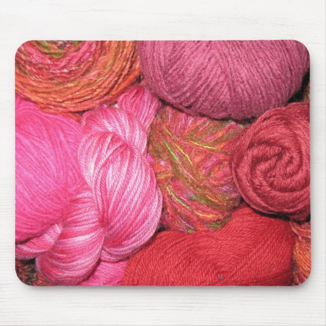 A Mano Yarn Center: Mousepad (pinks) (Front)