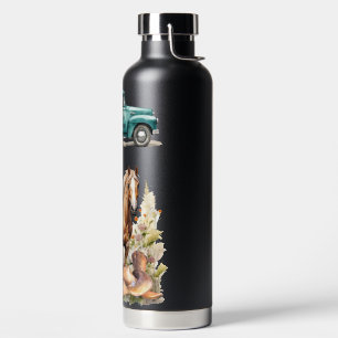 A Man's Horse Farm  Water Bottle
