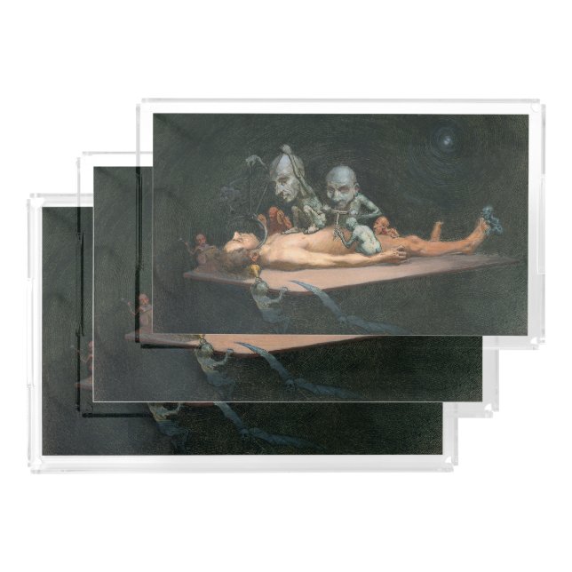 A Man's Near Death Experience & Gothic Spirits Acrylic Tray (Set)