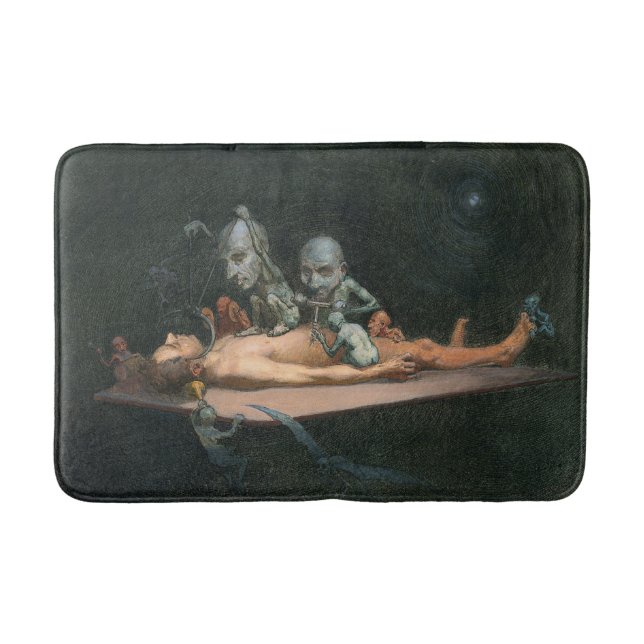 A Man's Near Death Experience & Gothic Spirits Bath Mat (Front)