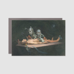 A Man's Near Death Experience & Gothic Spirits Car Magnet