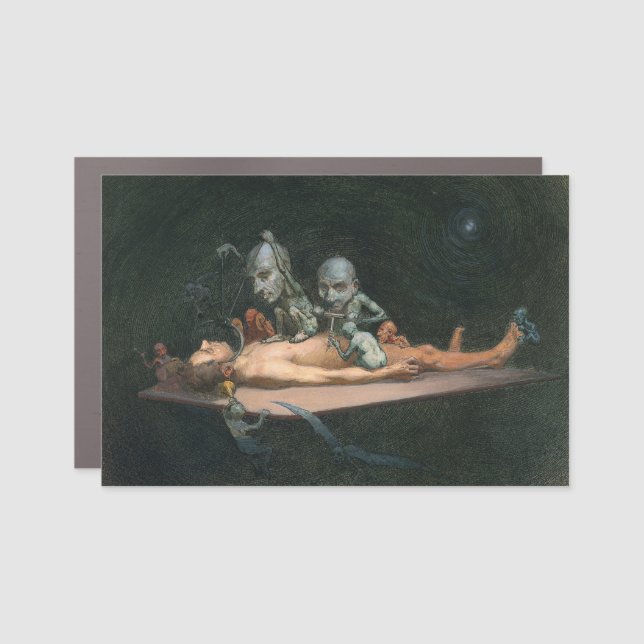 A Man's Near Death Experience & Gothic Spirits Car Magnet (Front)