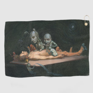 A Man's Near Death Experience & Gothic Spirits Golf Towel