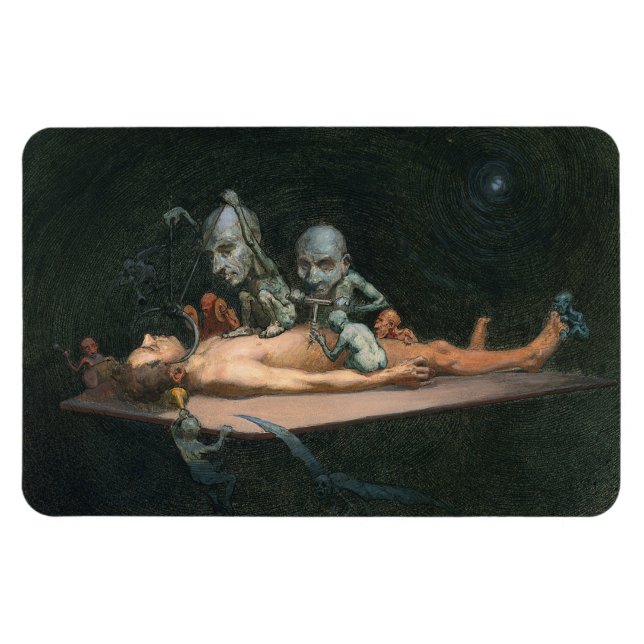 A Man's Near Death Experience & Gothic Spirits Magnet (Horizontal)