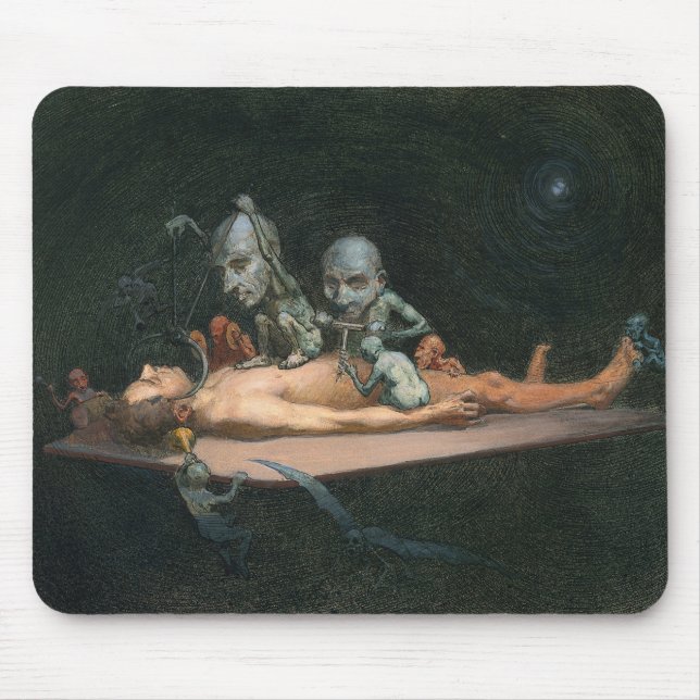 A Man's Near Death Experience & Gothic Spirits Mouse Pad (Front)