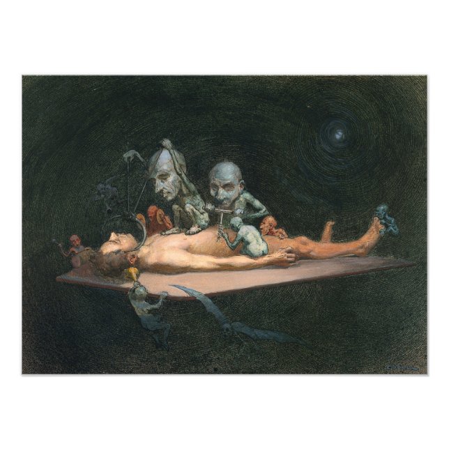 A Man's Near Death Experience & Gothic Spirits Photo Print (Front)