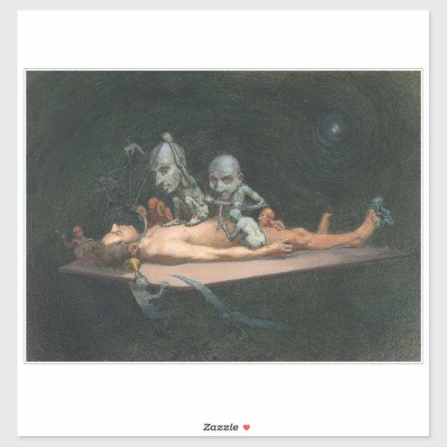 A Man's Near Death Experience & Gothic Spirits Sticker (Sheet)