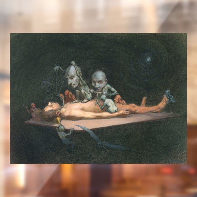 A Man's Near Death Experience & Gothic Spirits Window Cling (Sheet 2)