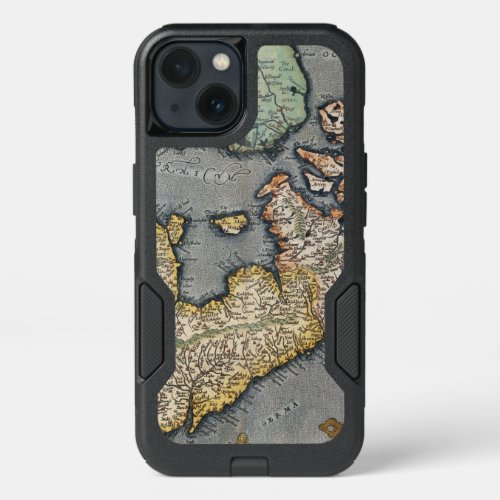 A Map of Great Britain  1587 iPhone 13 Case