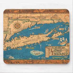 A Map of Long Island. Mouse Pad