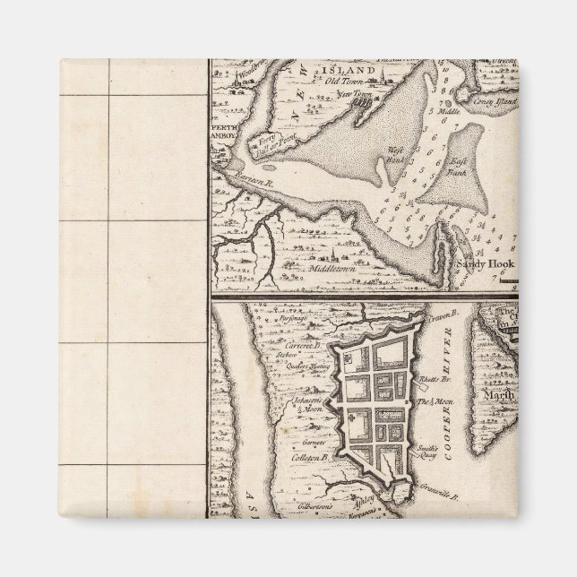 A Map of the British Empire in America Sheet 12 Magnet (Front)