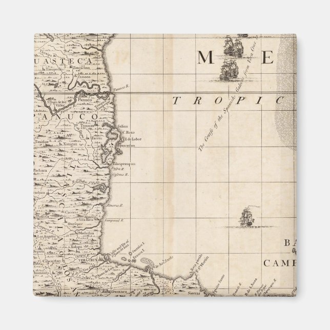 A Map of the British Empire in America Sheet 13 Magnet (Front)