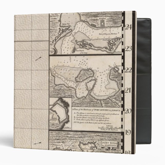 A Map of the British Empire in America Sheet 16 Binder (Front/Inside)