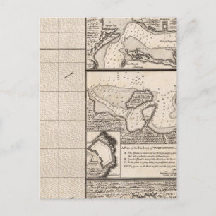 A Map of the British Empire in America Sheet 16 Postcard