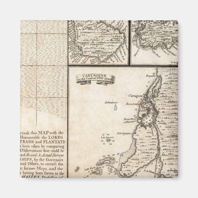 A Map of the British Empire in America Sheet 20 Magnet (Front)