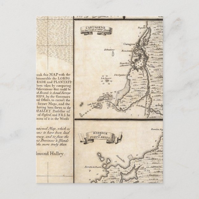 A Map of the British Empire in America Sheet 20 Postcard (Front)