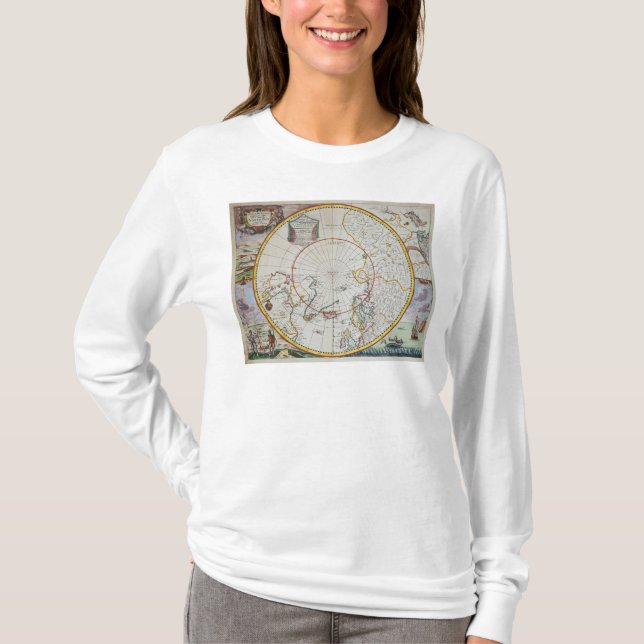 A Map of the North Pole T-Shirt (Front)