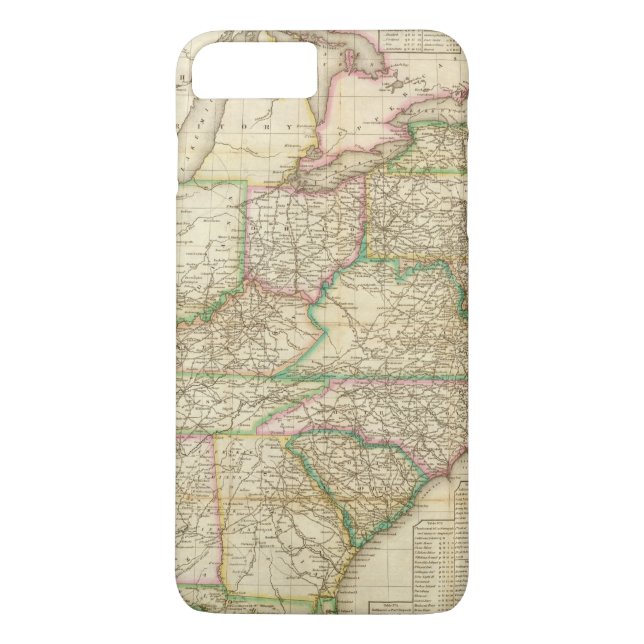 A Map Of The Roads, Canals And Steam Boat Case-Mate iPhone Case (Back)